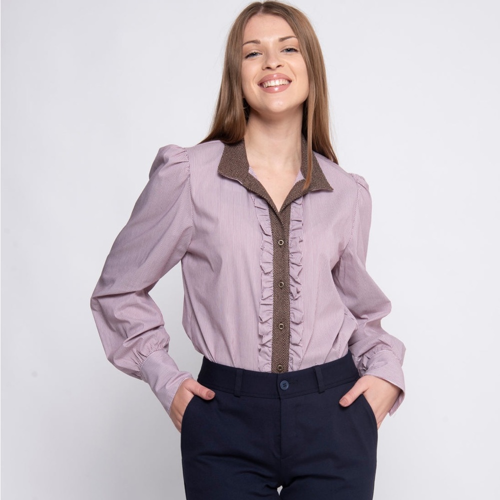 Camicia Justmine Made in Italy Button Down Shirt Women’s S 28 Cotton Blend